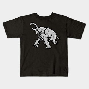 Elephant Charging - Animals of Nature Kids T-Shirt